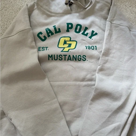 NWT Cal Poly Mustangs Hoodie, Size Mens S - Picture 2 of 3